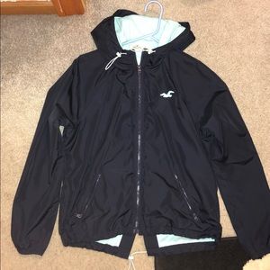 Navy Blue wind breaker jacket